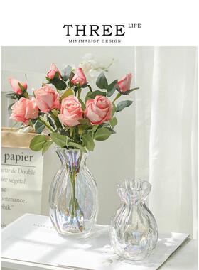 Tlife·Dream·花瓶ins风玻璃透明插花器客厅餐桌简约摆件 | 西施