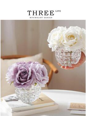 Tlife·Earth·花瓶轻奢简约真花永生假花摆件客厅装饰 | 地球