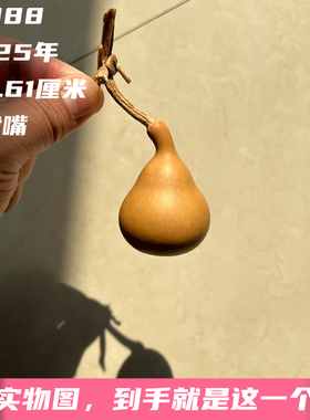 A1888高5.61厘米2025年精品手捻天津嘴小胖墩葫芦