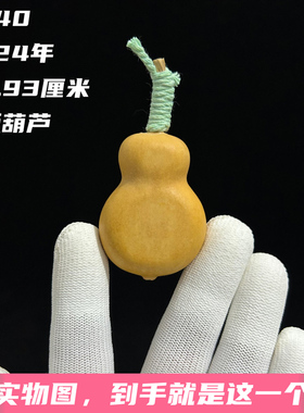 A1140高4.93厘米2024年精品手捻小熊饼干瓶子夹板葫芦