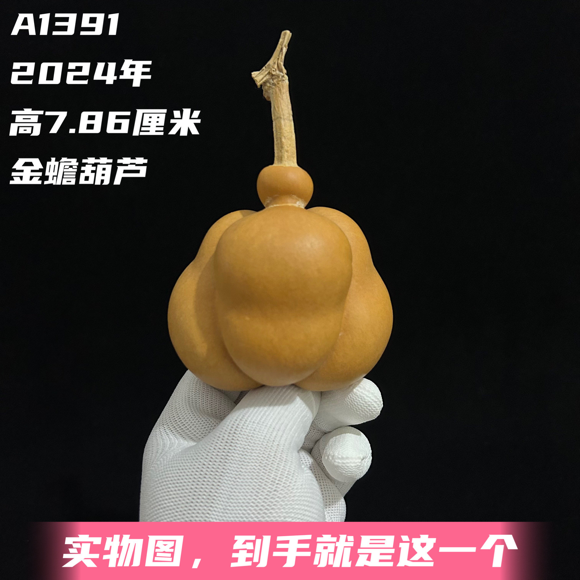 A1391高7.86厘米2024年精品手捻肌肉蛙金蟾勒扎葫芦