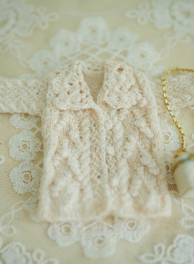 乐茉茉doll新款毛衣开衫Blythe娃衣手织毛衣包邮OB22/24猫猫体AZ