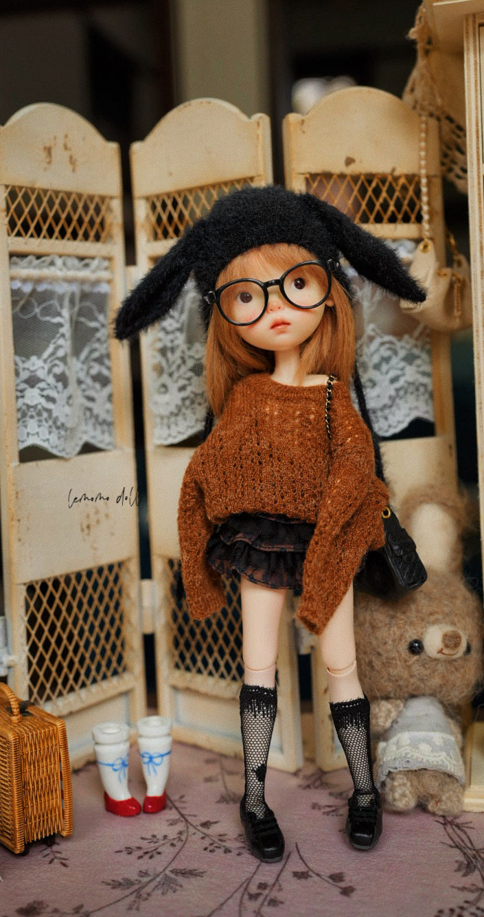 乐茉茉doll新款针织毛衣蓝豆豆blythe小布娃衣特6ob22/24/azone