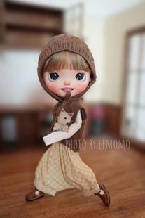 阔腿裤 Blythe小布娃娃现货 乐茉茉doll波点裤 垮裤 包邮 5色入娃衣裤