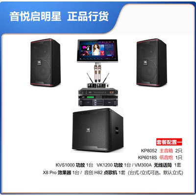 KP8052/KP8055 专业KTV卡啦OK娱乐酒吧音响（含现场调音)