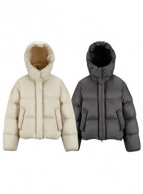 GUDUN90白鸭绒连帽可拆卸帽泡芙保暖抗寒三防潮流羽绒服男女A317