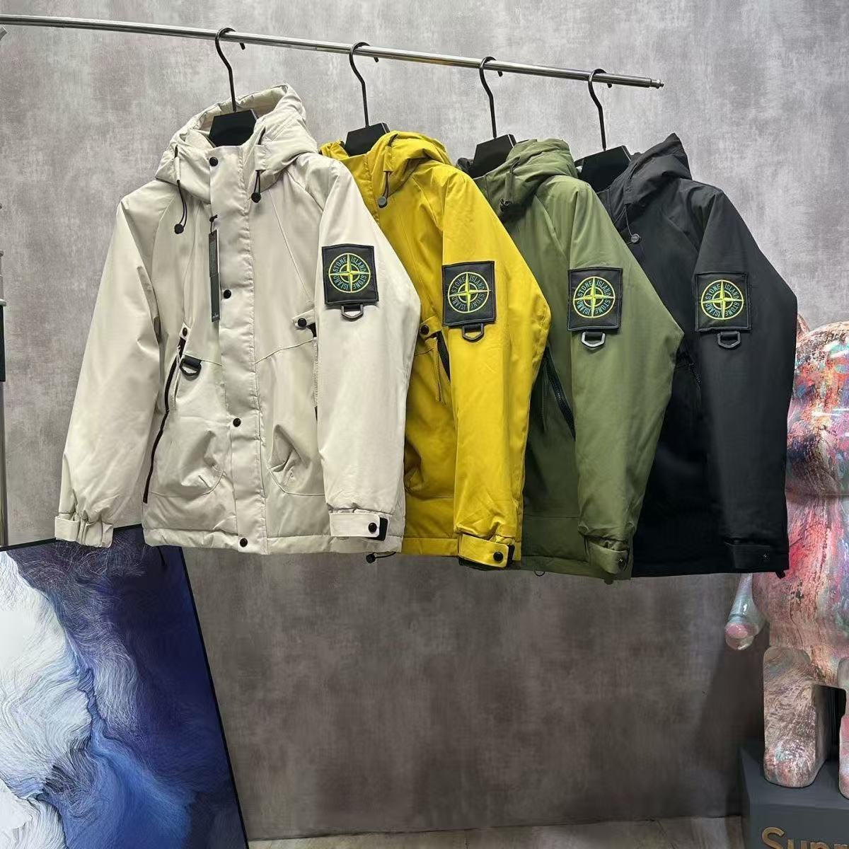 STONE ISDREY石头岛冲锋衣秋冬季户外工装加厚保暖外套官方旗舰店