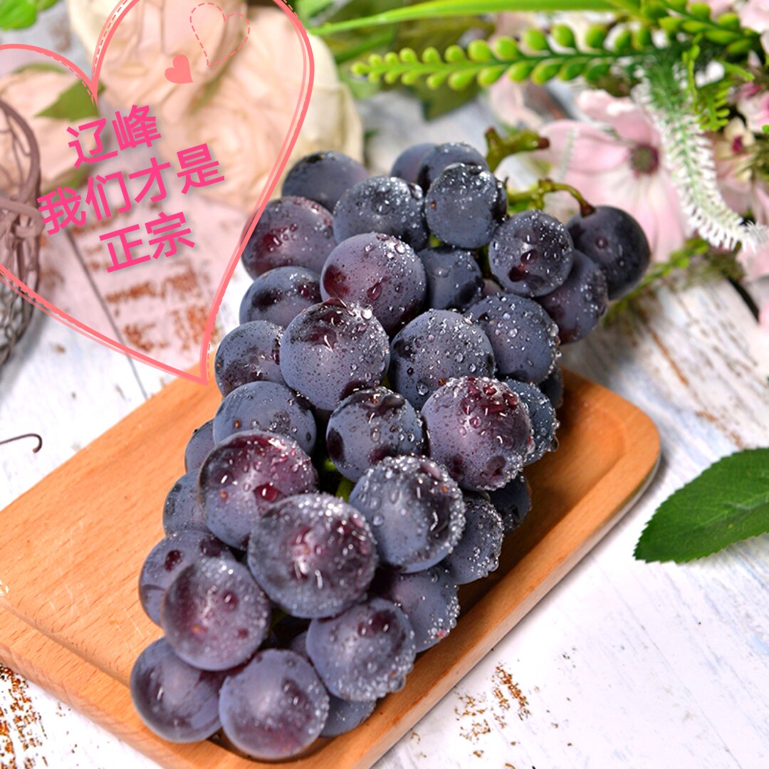 新鲜巨峰葡萄改良辽峰葡萄无籽特甜大粒东北孕妇宝宝整箱水果包邮