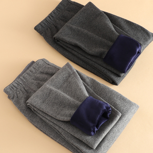 秋冬内穿衬裤 冬季 男士 秋裤 绒裤 打底线裤 棉裤 男一体加绒加厚保暖裤