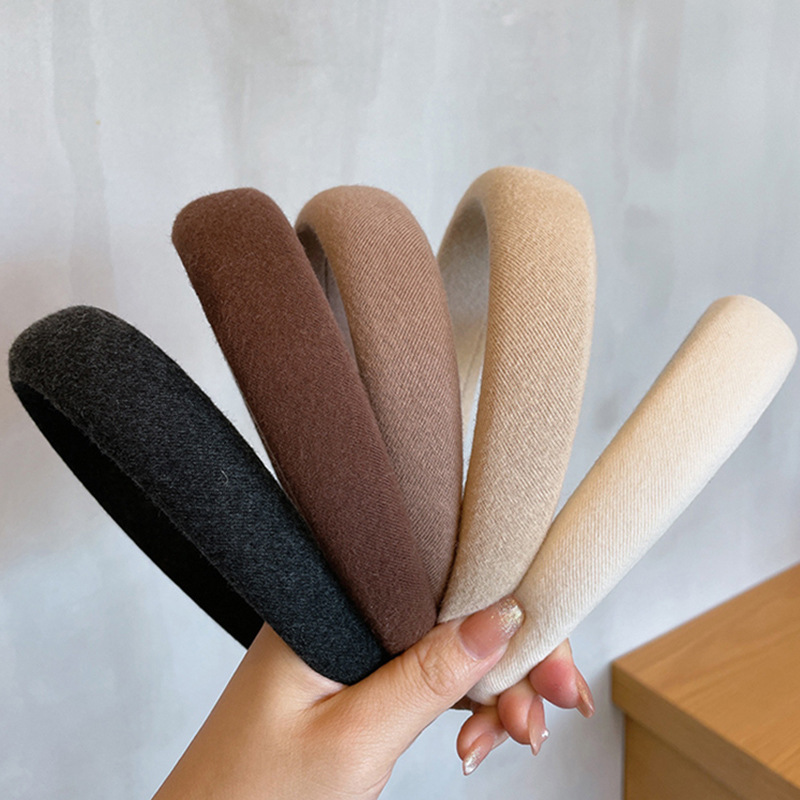 韩国宽边海绵发箍高颅顶压发头箍