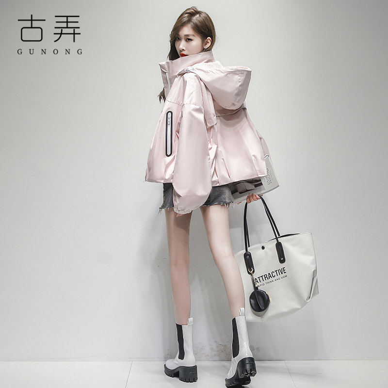 派克服女短款小个子2026春季新款时尚风衣今年流行春秋短外套上衣