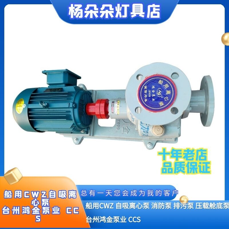 船用CWZ 自吸离心泵 消防泵 排污泵 压载舱底泵 CCS台州鸿金泵业