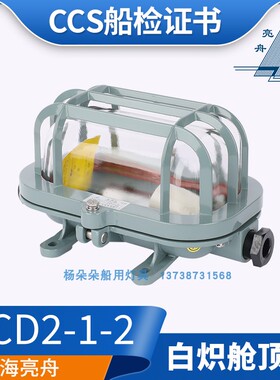 上海亮舟船用白炽舱顶灯CCD2-1-2舱室照明灯防水船用甲板灯792101