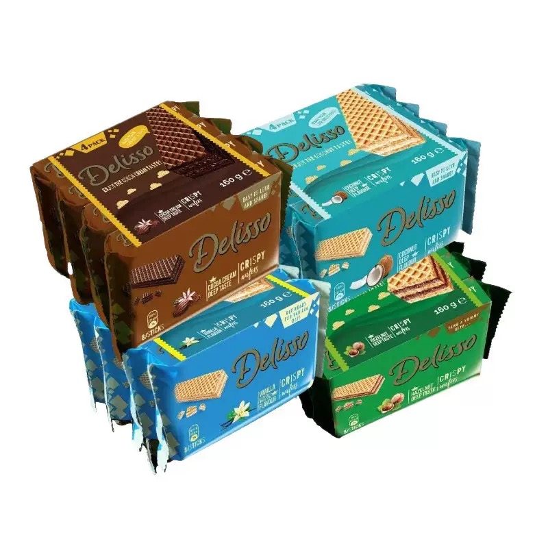 土耳其进口芭芮可牌巧克力味威化饼干 地中海风味零食40g*4袋