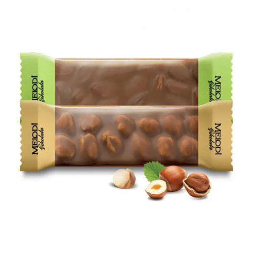 梦乐帝Melodi坚果巧克力纯可可脂进口开心果榛子仁网红零食巧克力