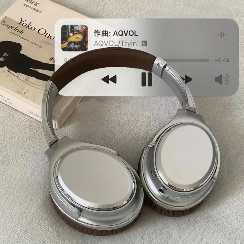 网红无线蓝牙耳机复古美式头戴式ins美拉图同款多巴胺搭配