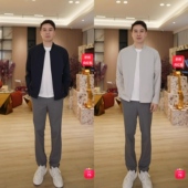 棒球领单夹克官方商务休闲通勤 新款 换货雅戈尔男士 春秋季