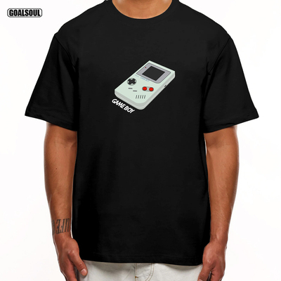 GAMEBOY游戏机 T恤 掌机创意日系复古休闲潮牌宽松重磅纯棉短袖