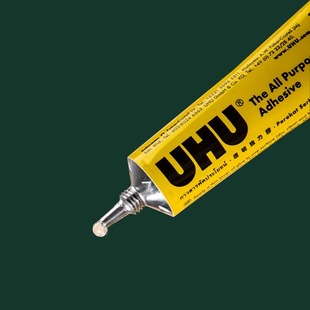 德国UHU强力胶35ml水手工透明木材胶120ml模型玻璃金属DIY制作木工专用木头木材补鞋 胶20ml透明软性 粘鞋