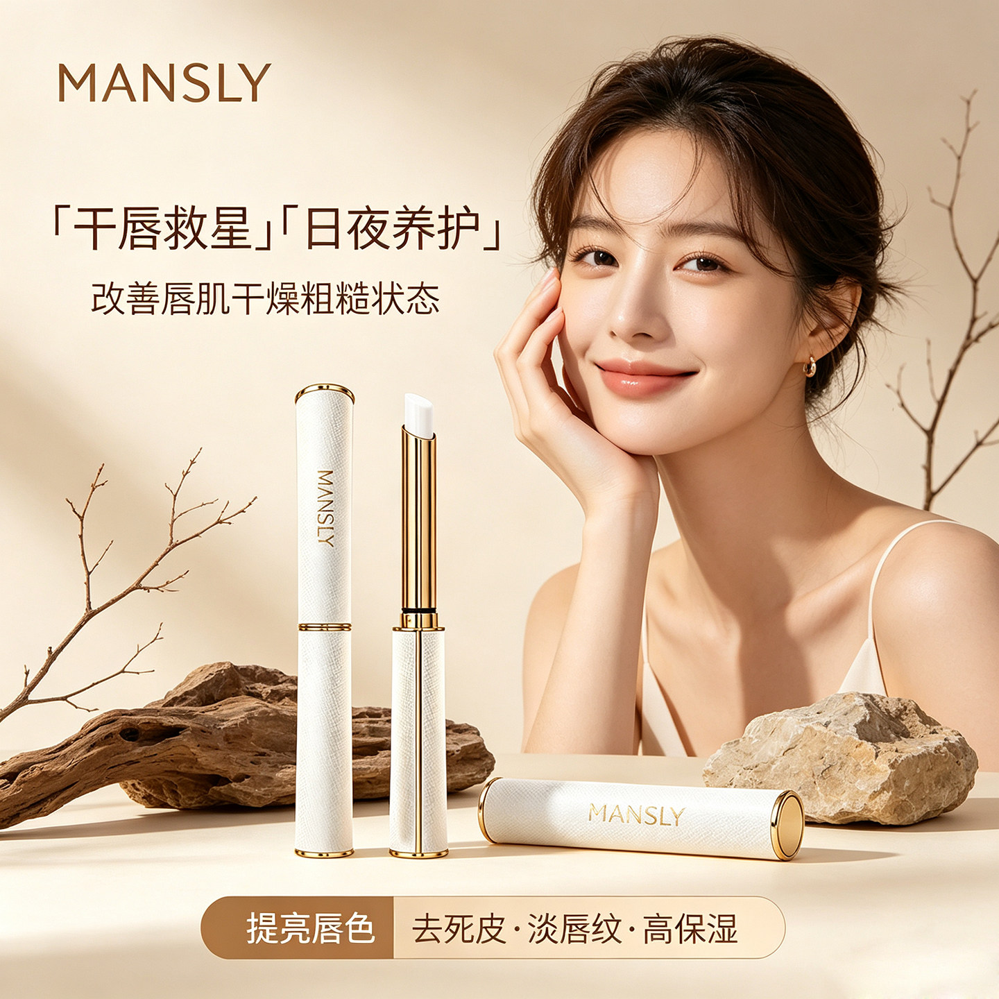 小羊皮润唇膏女保湿滋润补水防干裂保湿唇膏孕妇可用唇膏学生专用