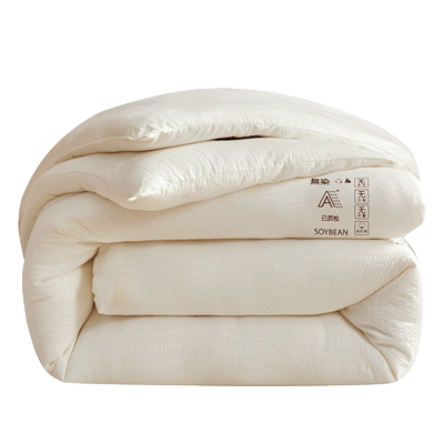 原棉大豆纤维被子春秋被冬天棉被加厚被芯保暖空调夏凉被四季通用