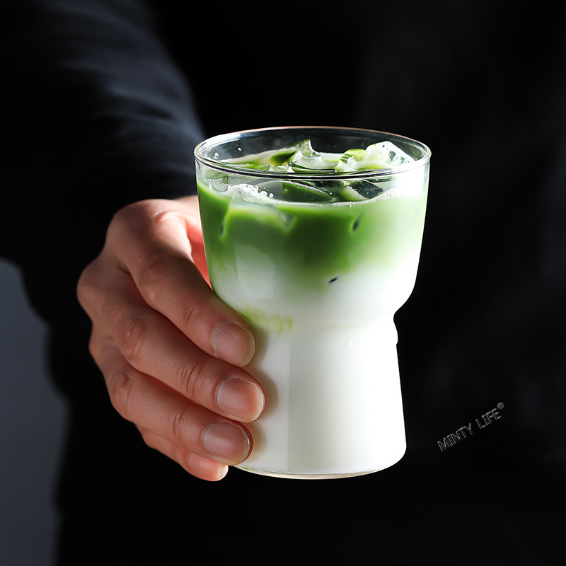 Dirty咖啡杯小众高级感冰美式简约透明高硼硅澳白拿铁耐高温玻璃