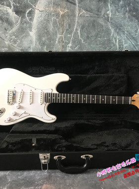 定制款 beyond乐队黄家驹同款沙龙演唱会 白色电吉他011-7400吉他