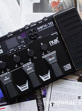 NUX MFX-10 小天使彩屏数字合成综合效果器/电吉他效果LOOP综合