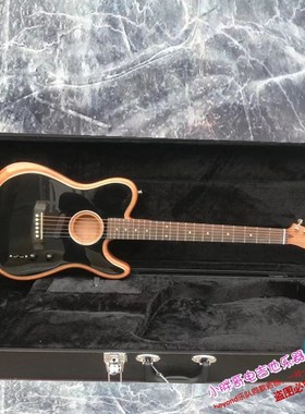 高端定制款实木款电箱吉他American Acoustasonic Telecaster吉他