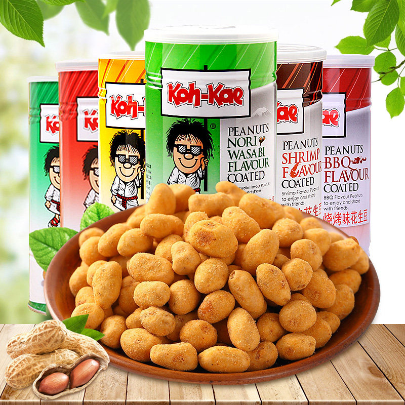 泰国进口零食大哥豆马努拉美柏健维c60片零食等