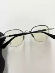Mortal925 Silver Gag Threaded Retro Round Frame Glasses