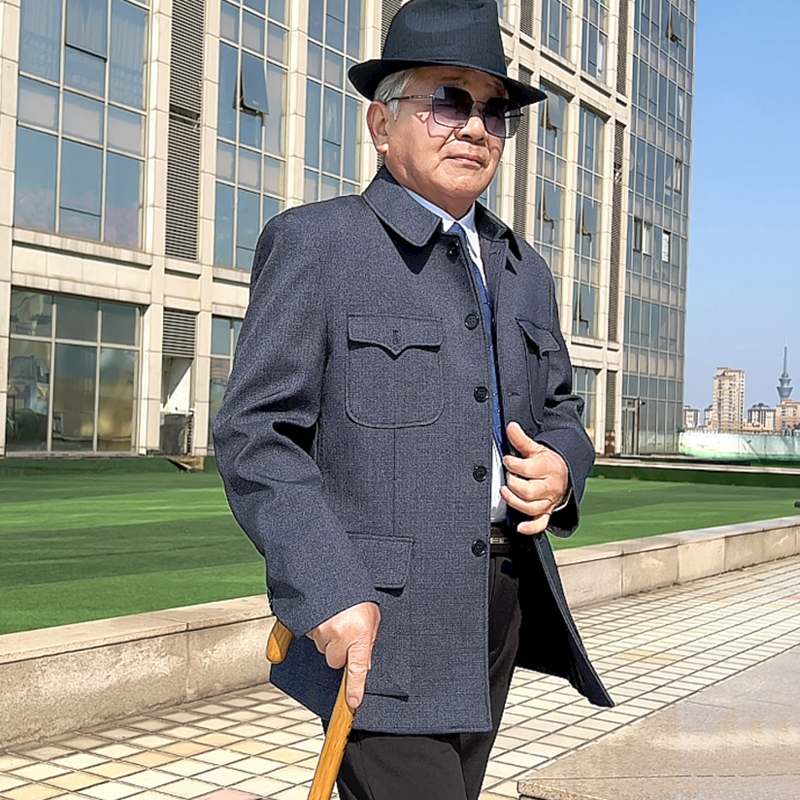 外套上衣厂家直销中山装套装