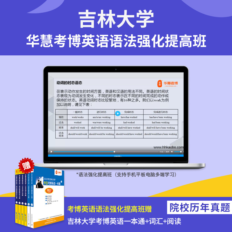 华慧语法课赠2027年吉林大学考博英语真题答案+词汇10000+阅读220
