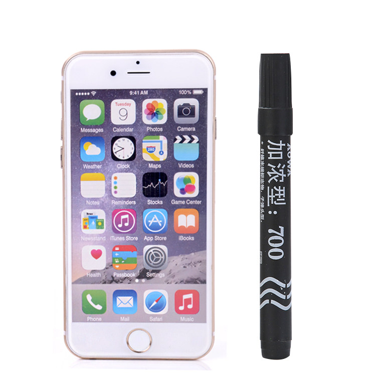 색이 바래지 않는 유성 대형 펜 양두 두꺼운 머리 가는 머리 특급 물류 마커 도매 검정 빨강 파랑 사무용품