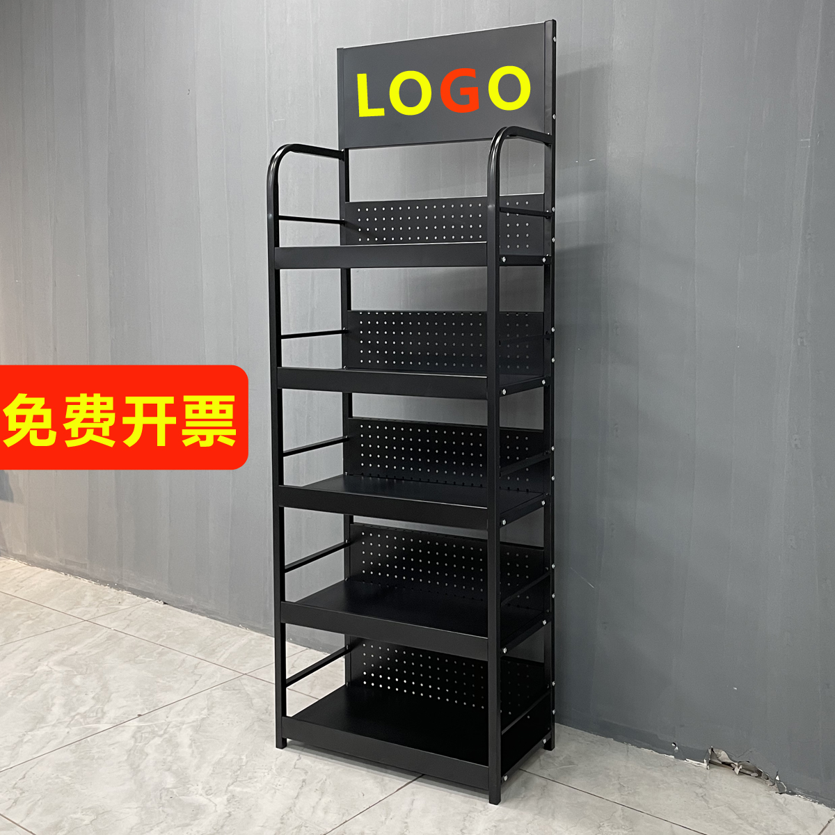 超市便利店药店文具店饮料外卖多层置物架小货架机油润滑油展示架