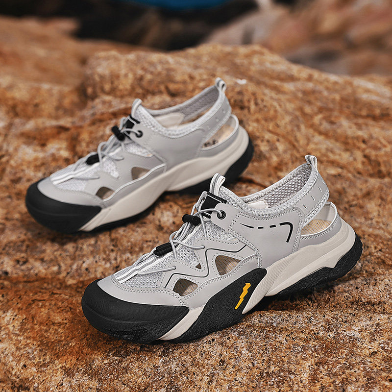 西域骆驼男鞋夏季新款包头防撞透气运动户外休闲溯溪涉水凉鞋外穿