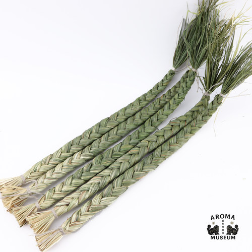 香料博物馆  甜草辫 茅香辫Sweetgrass茅香叶片编织
