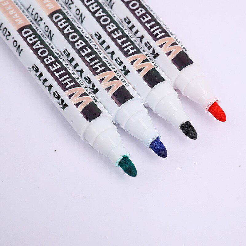 쓰기 쉽고 지우기 쉬운 화이트보드펜 두꺼운 헤드 선생님 대용량 리필잉크 무독성 컬러 수성마커펜