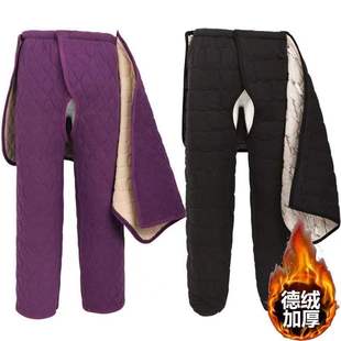男女士护理裤 冬季 高腰瘫痪家居裤 加厚保暖长裤 德绒老人开裆棉裤