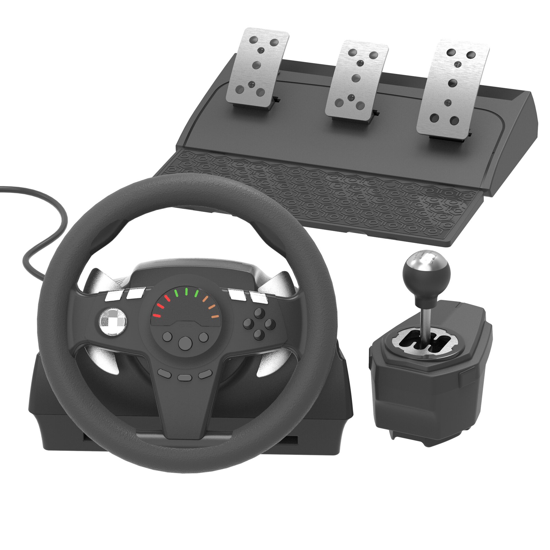 PC və PS4 üçün sükan, pedal və dəyişdirici dəsti