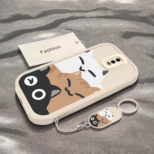 三只小猫适用于OPPOR17手机壳R17Pro新款全包防摔PEHMOO保护套可爱男女款oppor17pro卡通小众ins风专用外壳