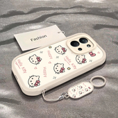 适用于红米15R手机壳新款 25057RA09C全包防摔彩色凯蒂猫头保护套Redmi15r可爱男女款 卡通ins风Xiaomi专用外壳