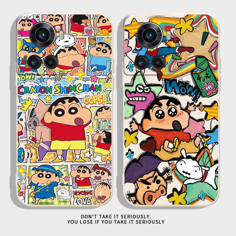 漫画小新适用于一加Ace手机壳1+AcePro新款PGKM10全包防摔保护套OnePlusACE可爱男女款竞速版ins风专用外壳