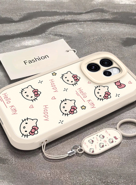 适用于OPPOReno15手机壳新款PLW110全包防摔彩色凯蒂猫头保护套Reno15Pro可爱男女款小众卡通ins风专用外壳