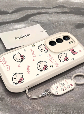 彩色凯蒂猫头适用真我V70s手机壳realmeV70全包防摔新款RMX3953保护套可爱男女款v70s搞怪小众ins风专用外壳