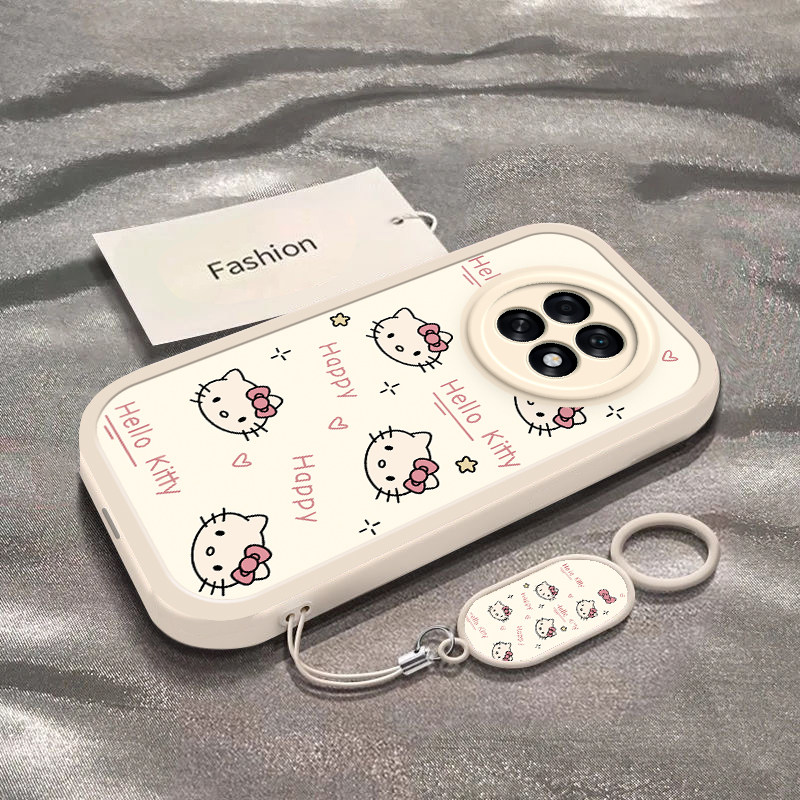 彩色凯蒂猫头适用于OPPOA6GT手机壳新款PLL110全包防摔保护套A6Pro可爱男女款oppoa6gt卡通小众ins风专用外壳