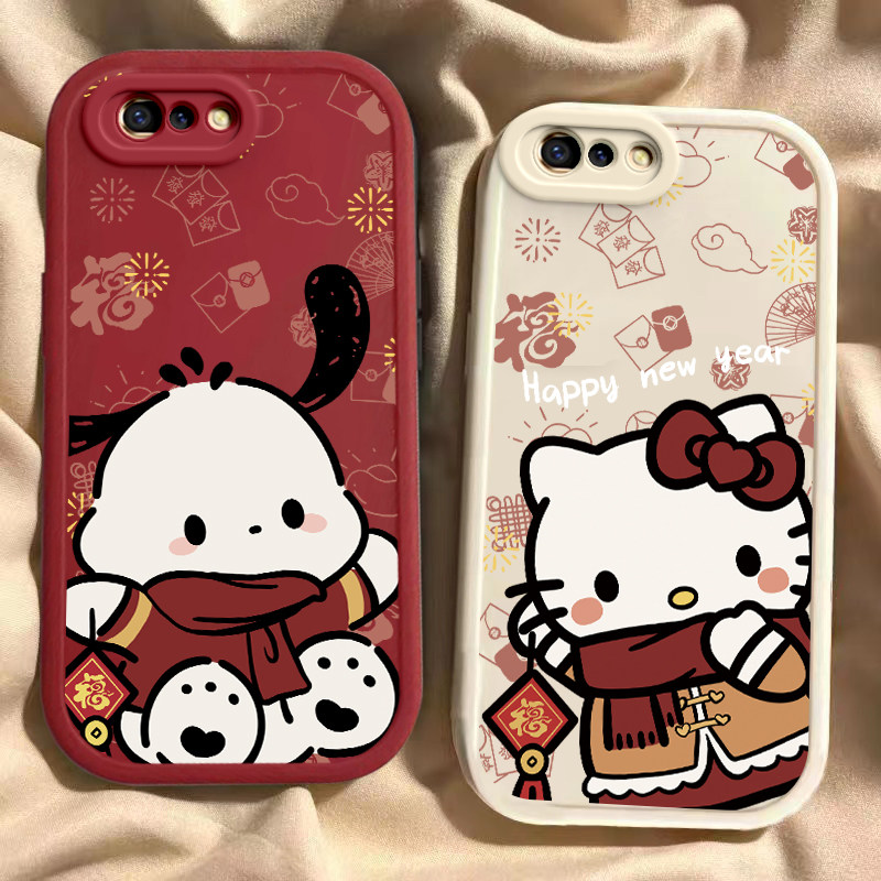 适用于OPPOR11手机壳OPPOR11s新款全包防摔保护套oppor11s男女新年红色喜庆欧珀中国风凯蒂猫帕恰狗专用外壳,3C数码配件,手机保护套/壳,淘宝优惠券,粉丝福利购,淘宝优惠卷