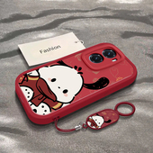 适用于vivoY77手机壳新款 V2219A全包防摔Y77t新年烟花帕恰狗凯蒂猫保护套Y77e卡通男女红色喜庆ins风专用外壳