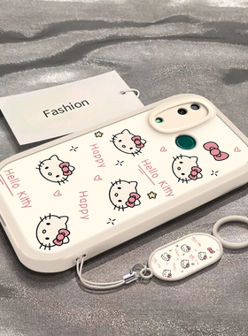 适用于荣耀Play4T手机壳Play4TPro新款AKA-AL10全包防摔保护套honor男女款华为简约可爱彩色凯蒂猫头专用外壳