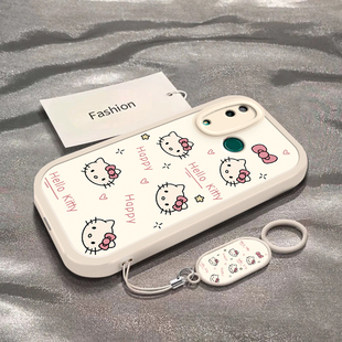 适用于荣耀Play4T手机壳Play4TPro新款AKA-AL10全包防摔保护套honor男女款华为简约可爱彩色凯蒂猫头专用外壳